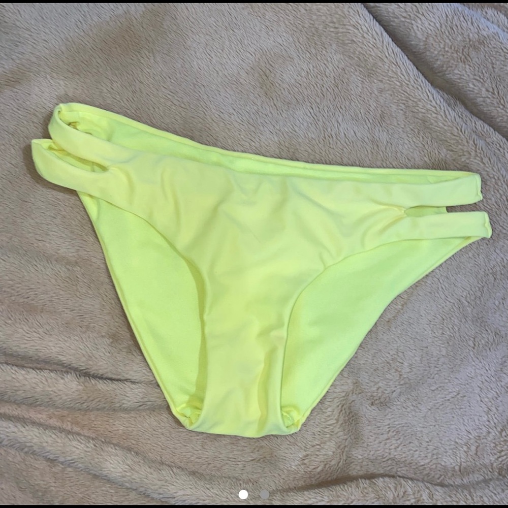 Bright Yellow Bikini Bottoms!